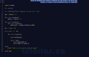 programacion en python: figura flecha hacia la izquierda