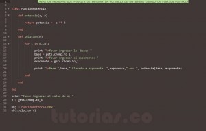 programacion en ruby: funcion potencia