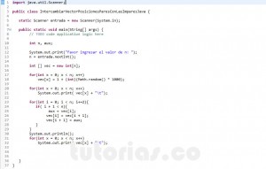 programacion en java: intercambiar vector posiciones pares con als impares