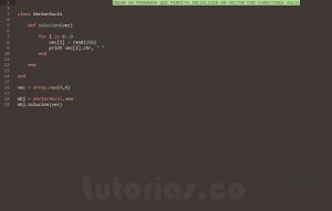 programacion en ruby: vector ascii