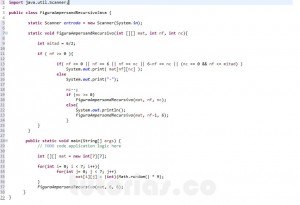programacion en java: figura ampersand recursivo