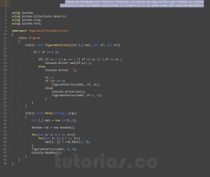 programacion en c#: figura asterisco recursivo