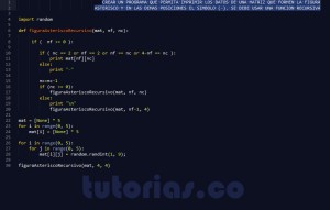 programacion en python: figura asterisco recursivo