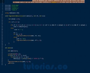 programacion en c++: figura carta recursivo