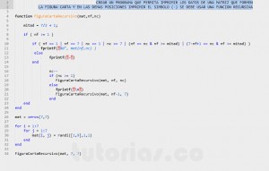 programacion en matlab: figura carta recursivo