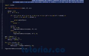programacion en python: figura carta recursivo
