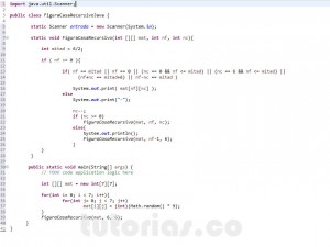 programacion en java: figura casa recursivo