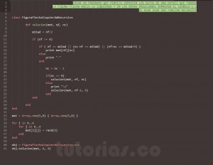 programacion en ruby: figura flecha izquierda recursivo