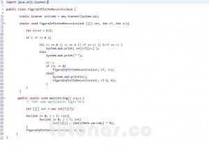 programacion en java: figura infinito recursivo