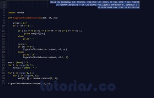 programacion en python: figura infinito recursivo