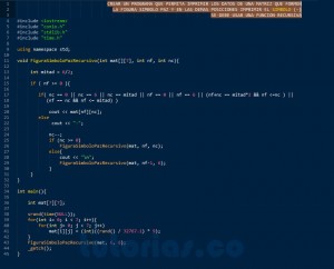 programacion en c++: figura simbolo paz recursivo