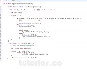 programacion en java: figura simbolo paz recursivo