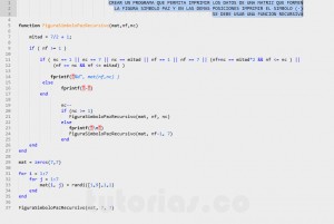 programacion en matlab: figura simbolo paz recursivo