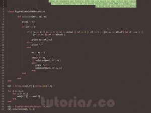 programacion en ruby: figura simbolo paz recursivo