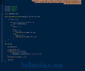 programacion en c++: figura u recursivo