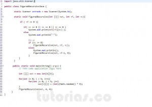 programacion en java: figura u recursivo