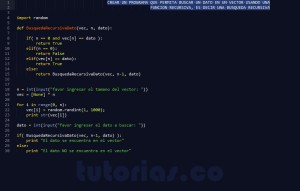 programacion en python: busqueda recursiva dato