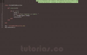 programacion en ruby: ciclo while recursivo