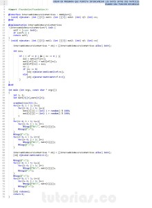 programacion en Objective C: intercambio recursivo entre dos matrices