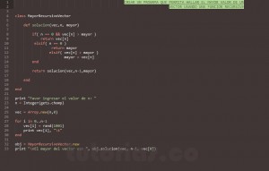 programacion en ruby: mayor recursivo de un vector