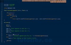 programacion en c++: polinomio legendre