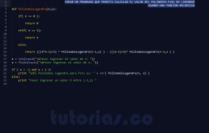 programacioin en python: polinomio legendre