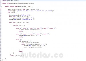 programacion en java: conversion infijo a prefijo