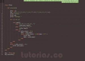 programacion en ruby: conversion infijo a prefijo