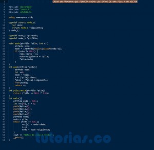 programacion en c++: pasar datos de pila a vector
