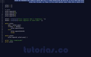 programacion en python: reemplazar un dato en una pila