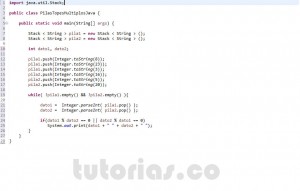 programacion en java: topes de pila multiplos