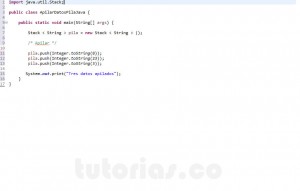 programacion en java: apilar datos