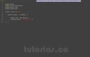 programacion en c#: cola basica