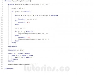 programacion en pSeint: figura catapis recursivo