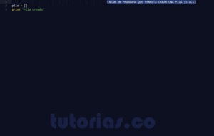 programacion en python: pila basica