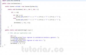 programacion en java: serie seno recursivo