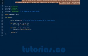 programacion en C++: aplicacion clase Boton