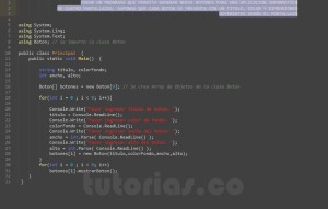 programacion en c#: aplicacion clase Boton
