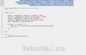 programacion en matlab: aplicacion clase Profesor