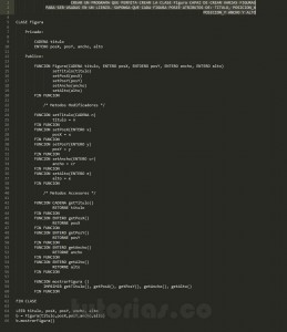 programacion en pseudocodigo: clase Figura