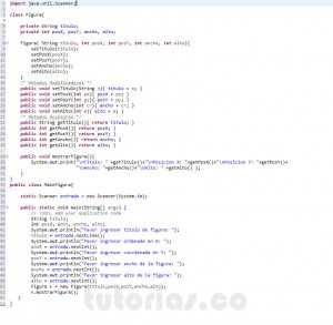 programacion en java: clase Figura