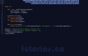 programacion en python: clase GPS