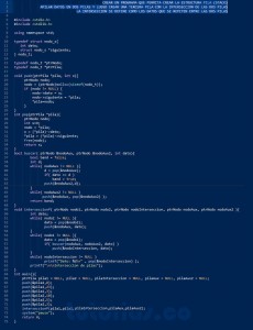 programacion en turbo c: interseccion de pilas