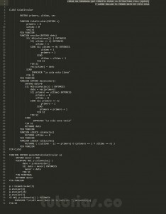 programacion en pseudocodigo: hallar menor dato de una cola