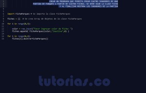 programacion en python: aplicacion clase Ficha