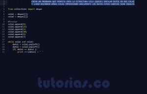 programacion en python; cabezas iguales en cola