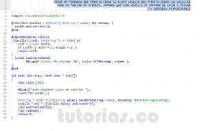 programacion en Objective C: clase Casilla