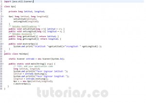 programacion en java: clase GPS