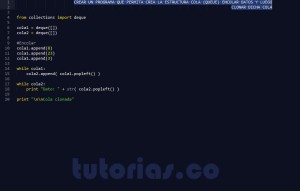 programacion en python: clonar una cola