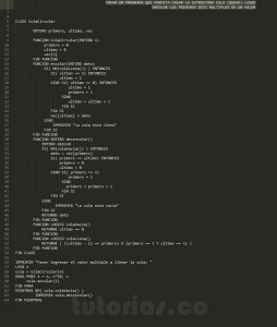 programacion en pseudocodigo: cola de numeros multiplos